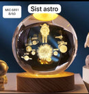 🪐ASTRAL LIGHT🌕LAMPARA ESFERA DE CRISTAL 3D