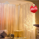 💡SERIE DE LUCES LED TIPO CORTINA 3X3 METROS 🎁 (300 FOCOS - 8 MODOS DE ILUMINACION)