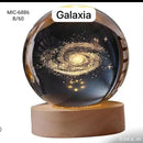 🪐ASTRAL LIGHT🌕LAMPARA ESFERA DE CRISTAL 3D