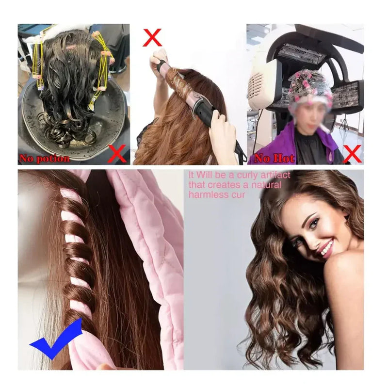 NIGHT CURLS pro 🌀 RIZADOR SIN CALOR +ONDAS PERFECTAS Y SIN DAÑO 😍