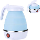 Hervidor y Calentador de Agua Eléctrico Portátil Plegable Tetera Viajera y Oficina