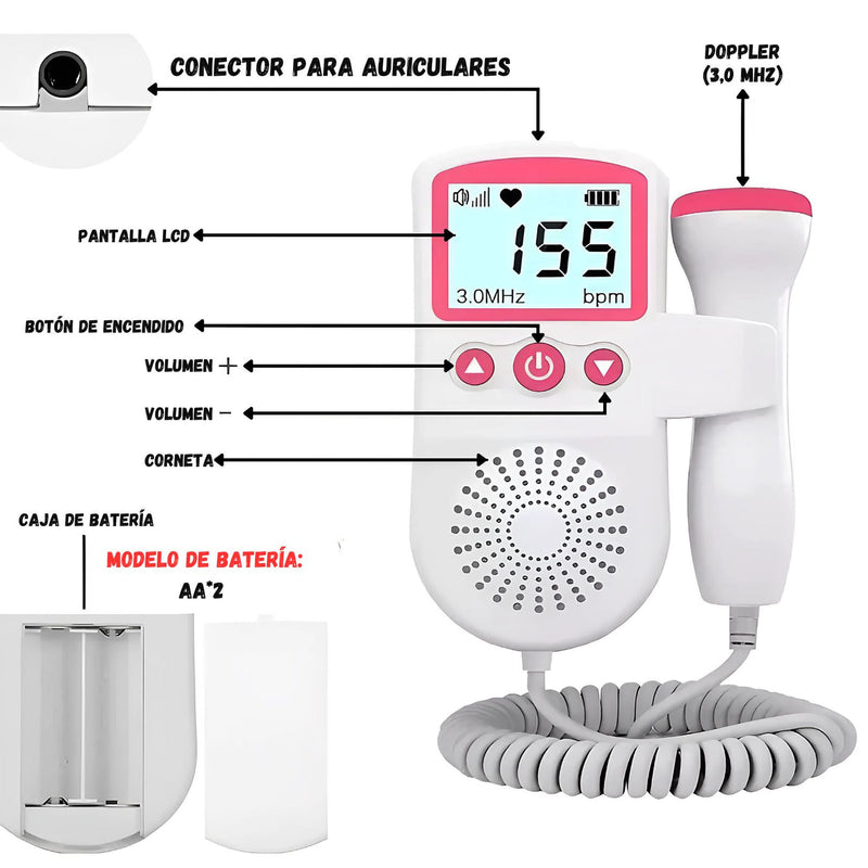 Realiza Tu Orden AQUÍ  - Monitor Fetal Portátil