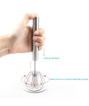 Batidor de huevos de acero inoxidable