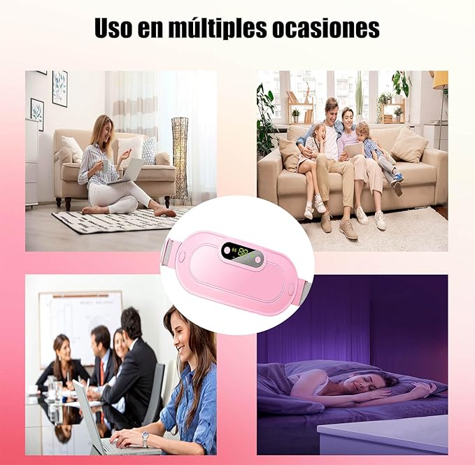 CINTURÓN TÉRMICO PARA DOLOR MENSTRUAL.