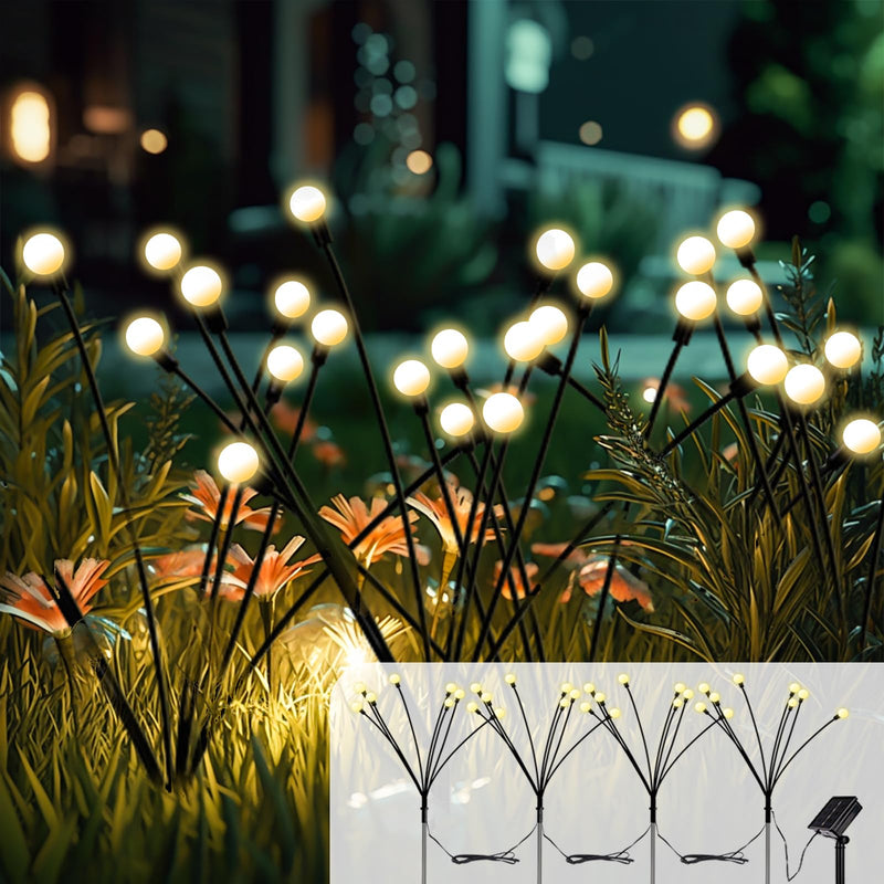 LUZ LED LUCIERNAGA CON PANEL SOLAR 🎁