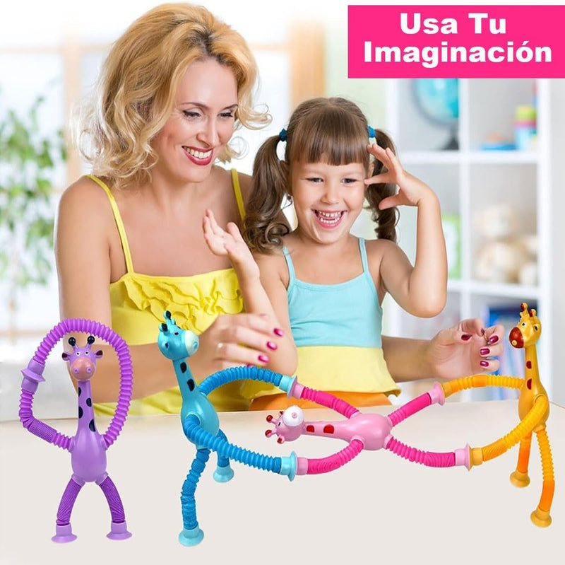 Jirafa Con Ventosas 🎁 (Incluye pack 4 colores)