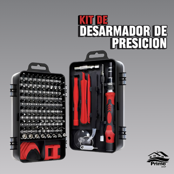 KIT DE DESARMADOR DE PRECISIÓN 115 en 1