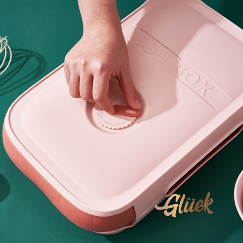 Caja Organizadora para Almacenamiento de Huevos en Colores Vintage Variados