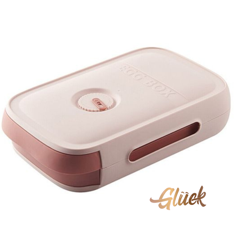 Caja Organizadora para Almacenamiento de Huevos en Colores Vintage Variados
