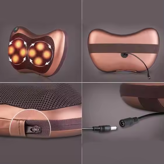 Masajeador Almohada Compacto AlmoRelax™ + Mini Masajeador Cervical de Regalo