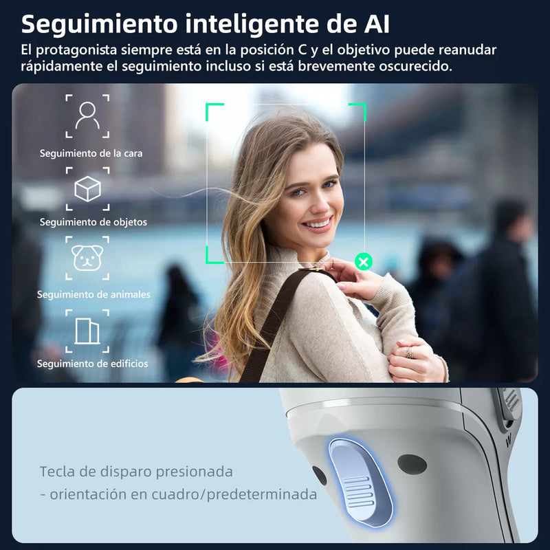 Estabilizador Movil Gimbal® + Cable de carga 3 en 1 de Regalo