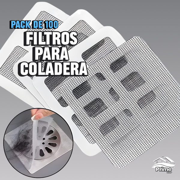 PACK DE 100 FILTROS PARA COLADERA