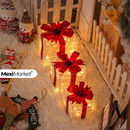 Juego de 3 Cajas de Regalo Iluminadas de Navidad 🎅