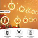 💡CORTINA LED CON PERSONAJES NAVIDEÑOS 🎄 3.5M