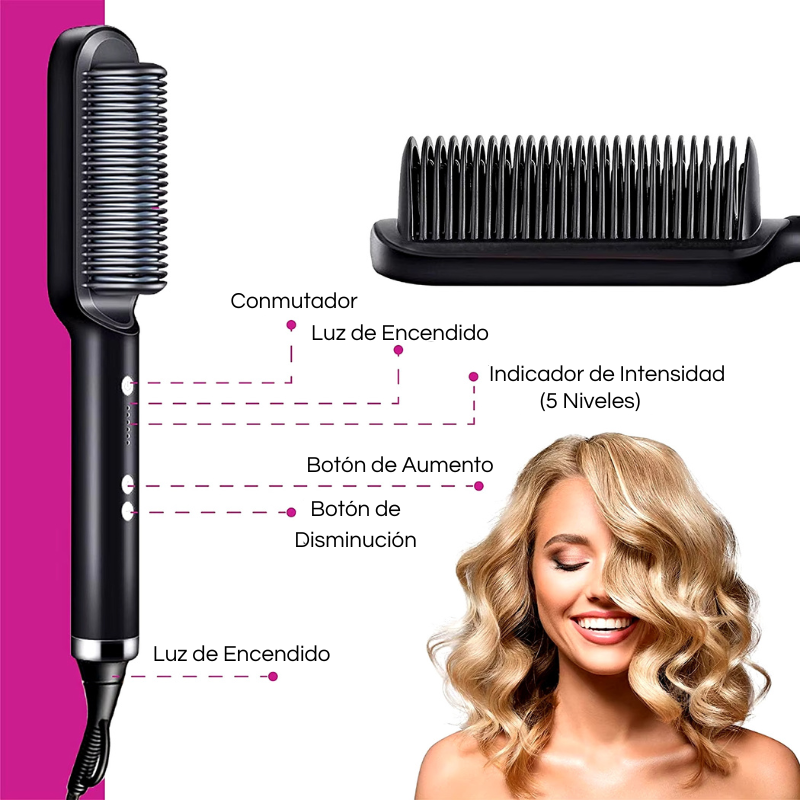 Cepillo Alisador SmoothPro™ 3 em 1
