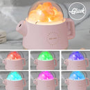 Humidificador/difusor de aromas con rocas del Himalaya para aceites esenciales, purificador de aire