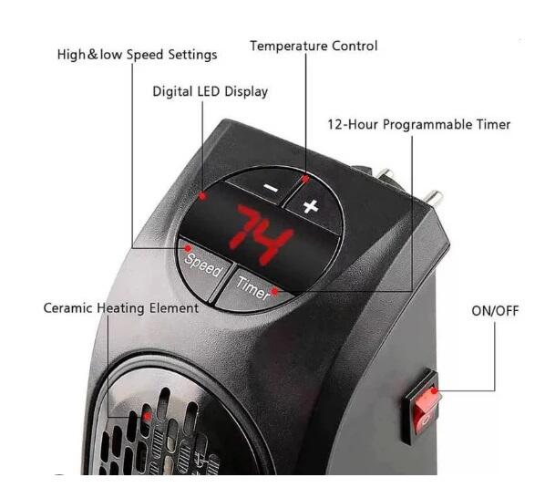 Mini Calentador Portatil 400W