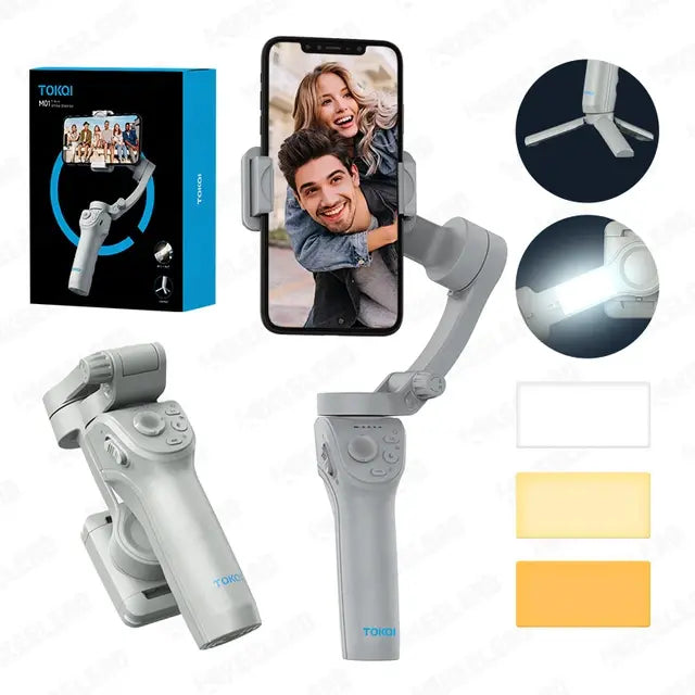 Estabilizador Movil Gimbal® + Cable de carga 3 en 1 de Regalo