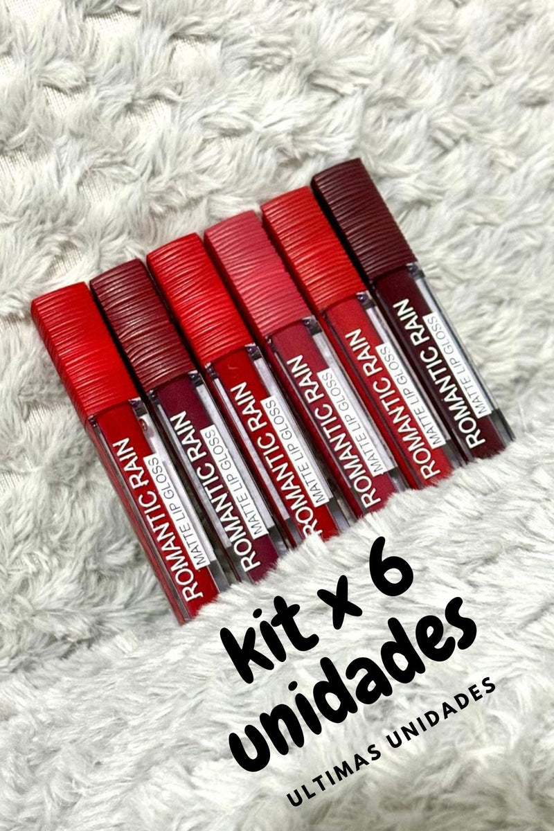 KIT LABIAL LIQUIDO TONOS INTENSOS Y SUAVES👄RESISTENTE AL AGUA +OBSEQUIO